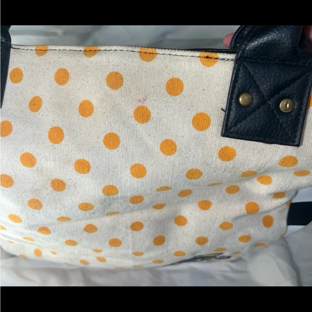 Hello Kitty Sanrio LoHello Kitty Sanrio Loungefly Nerd Cheetah Tote Bag Y2K 2012 - Picture 6 of 8